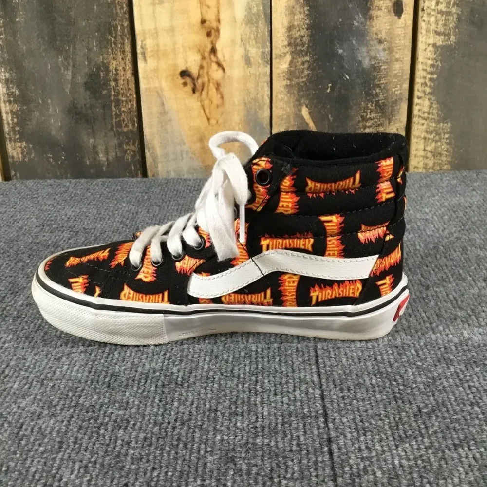 Vans Thrasher hi top skate shoes kids size 3.5